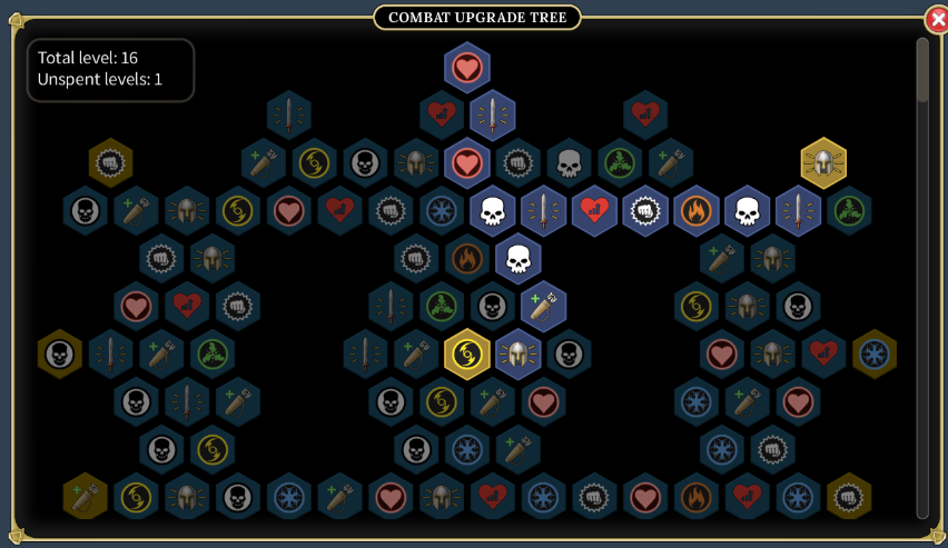 brighter shores combat tree